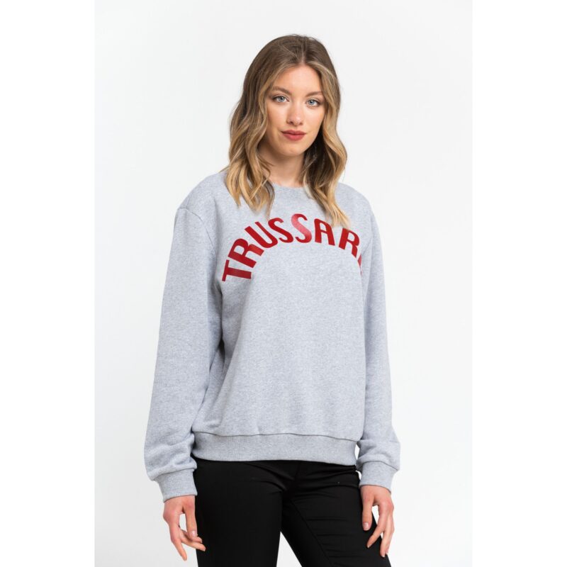 Trussardi 36F000321T002191_E698MelangeGreyPrintRed - Image 2