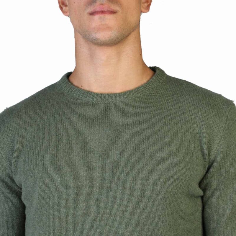 100% Cashmere C-NECK-M_170-BRITISH-GREEN - Image 3