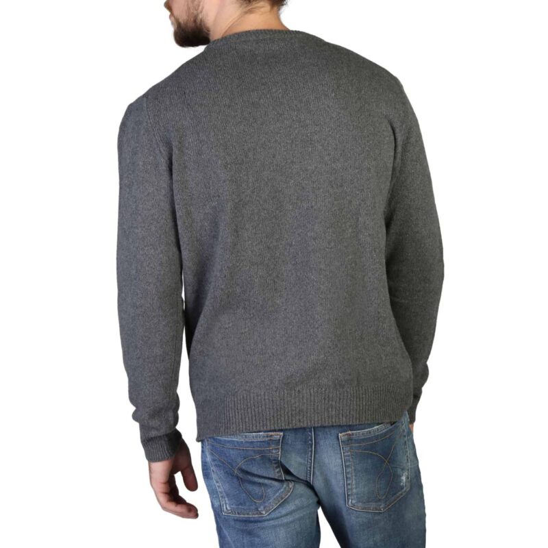 100% Cashmere C-NECK-M_820-GREY - Image 2