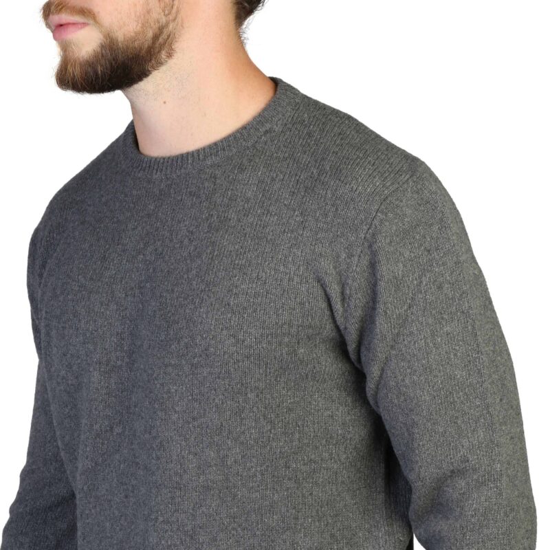 100% Cashmere C-NECK-M_820-GREY - Image 3