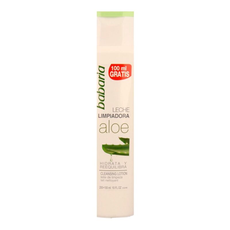 Babaria Aloe Vera Cleansing Lotion 200ml + 100ml Free