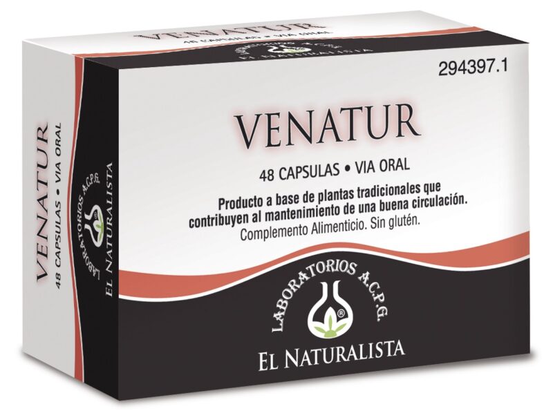 El Natural Venatur 48 Caps 375 Mg