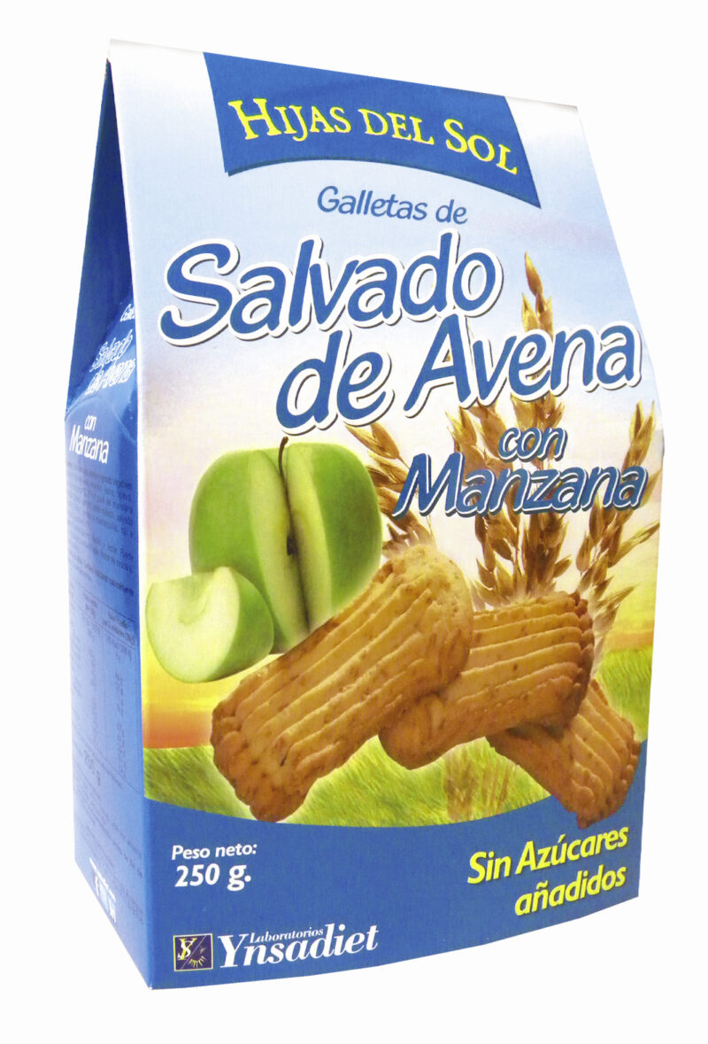 Ynsadiet Galletas Salvado Avena Con Manzana