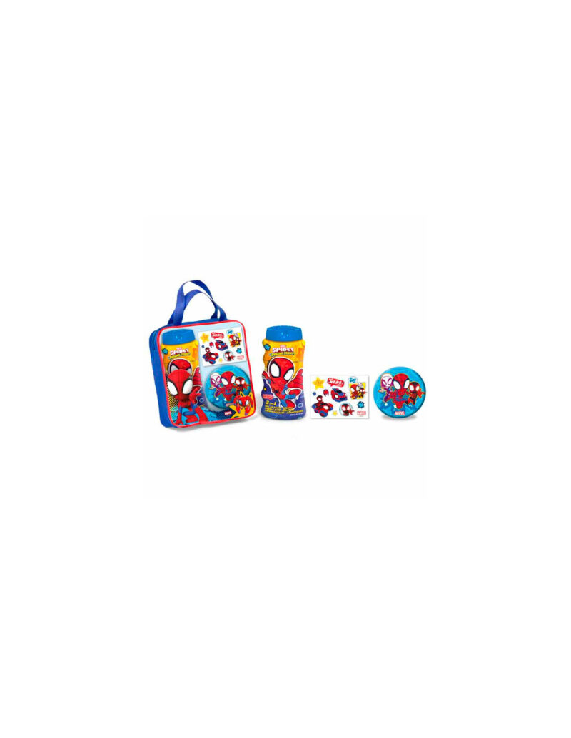 Cartoon Lorenay Spiderman Bolsa De Baño Tatuajes Gel 300ml