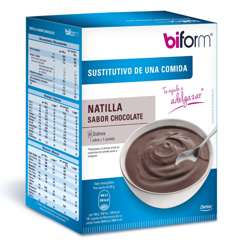 Biform Natillas Choco 6 Sobres