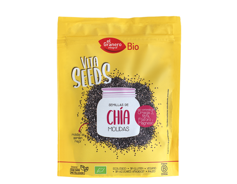 Granero Vitaseeds Semillas De Chia Molidas Bio 200g