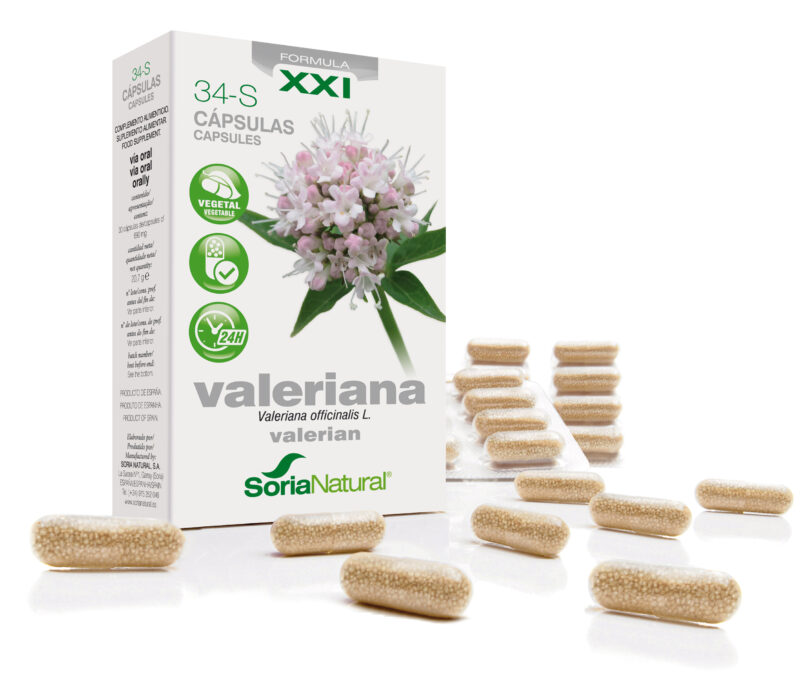 Soria 34-S Valeriana 600 Mg 30 Caps Liberacion Prolongad