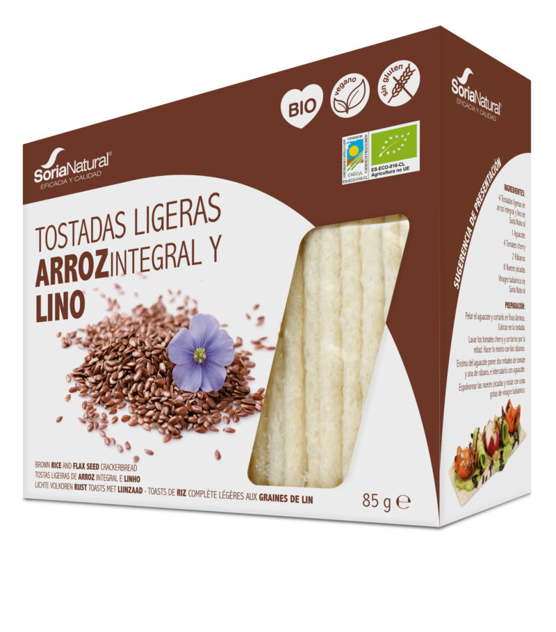 Alecosor Bio Tostadas De Arroz y Lino