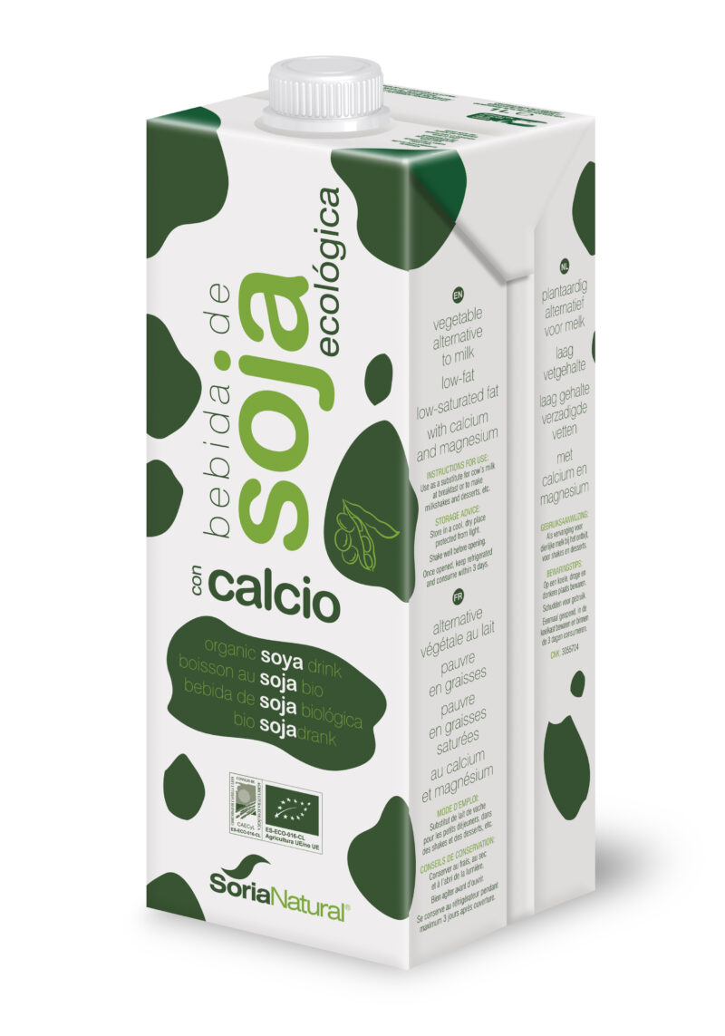 Alecosor Pack Leche Soja Biologica Con Calcio 6 X 1 Litro