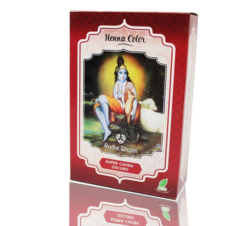 Radhe Henna Super Caoba Oscuro Polvo 100g