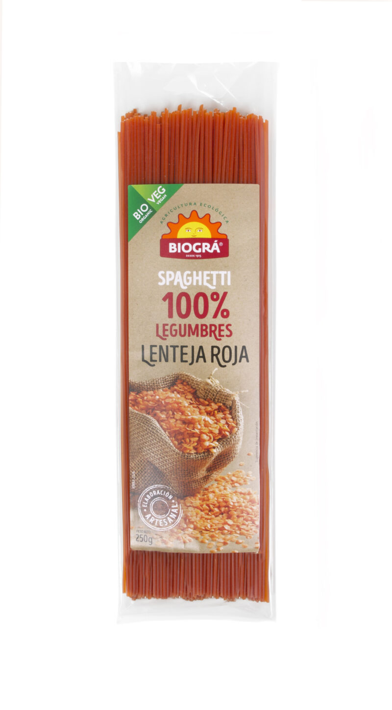 Biográ Spaguetti De Lenteja Roja Biogra Bio