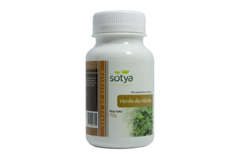 Sotya Verde Alfalfa De 700 Mg 100 Comp