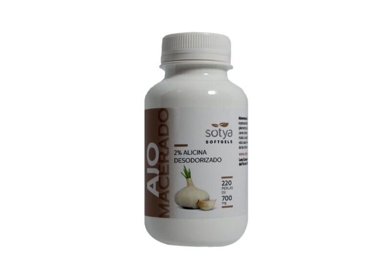 Sotya Ajo Macerado 700 Mg 220 Perlas