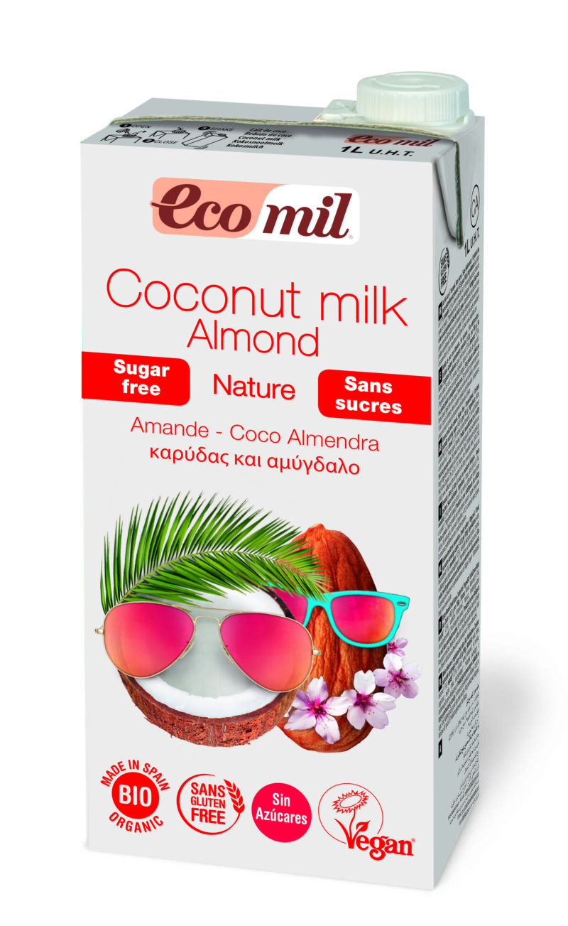 Nutriops Ecomil Coco Eco Almendra Nature 1l Sin Azucares