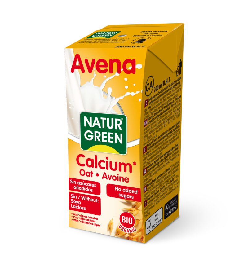 Naturgreen Bebida Avena Calcium 200ml