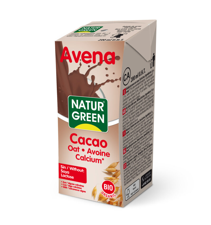 Naturgreen Naturgeen Bebida Avena Chocolate 200ml