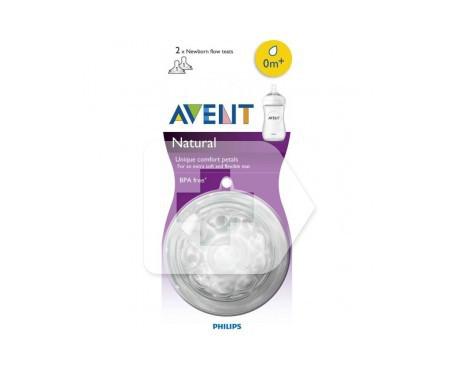 Philips Avent Avent Natural Tetina 0 Meses 2 Unid