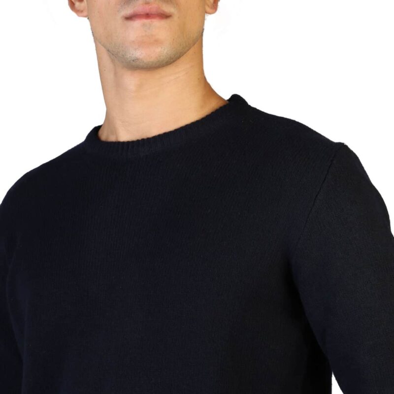 100% Cashmere C-NECK-M_500-NAVY - Image 3