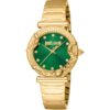 Atrani Yellow Gold Green - Just Cavalli Watches
