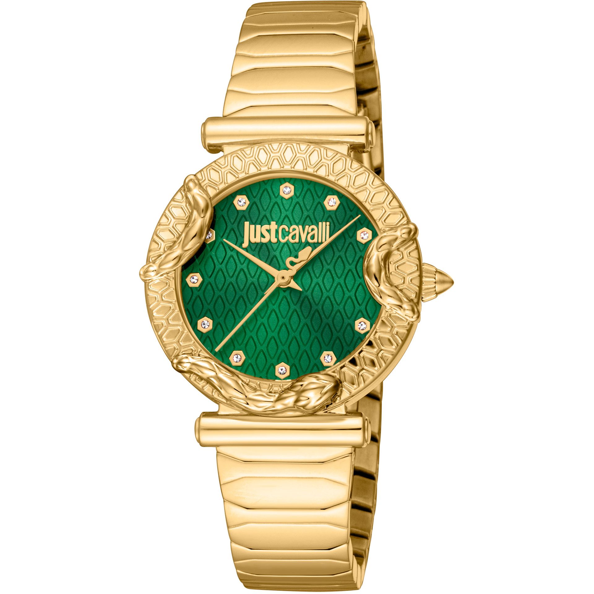 Atrani Yellow Gold Green - Just Cavalli Watches Atrani Yellow Gold Green - Just Cavalli Watches