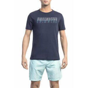 Bikkembergs Beachwear – Men, Clothing, T-shirt – Blue