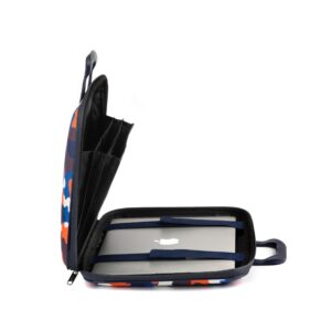 Bombata Briefcase, Unisex Blue GLAM10020