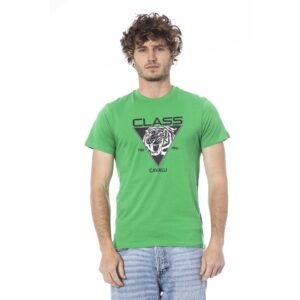 Cavalli Class Green T shirt