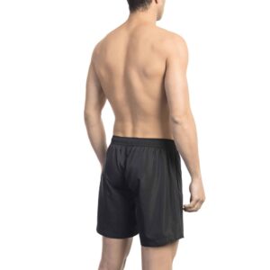 Bikkembergs Beachwear BKK1MBM01 Swimsuit Boxer Shorts Men Black