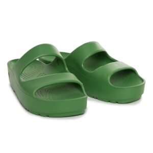 Off-White - Meteor Cutout Rubber Slides - Green