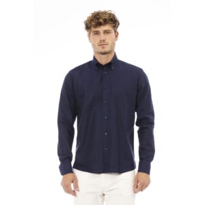 Baldinini Trend NIZZA BD 304 Men's Shirt Made in Italy Blue