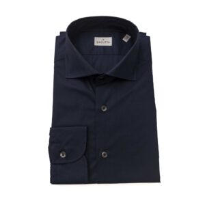 Bagutta WALTER 12745UN Men's Navy Blue Shirt