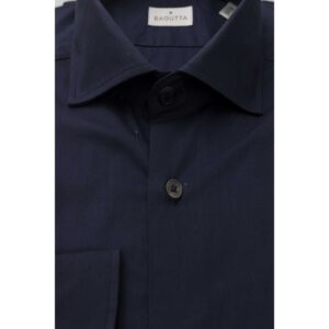 Bagutta WALTER 12745UN Men's Navy Blue Shirt