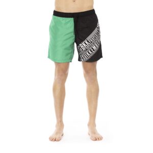 Bikkembergs Beachwear BKK1MBM09_GREEN&BLACK - XXL