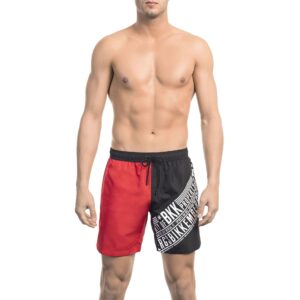 Bikkembergs Beachwear BKK1MBM09_RED&BLACK - XXL